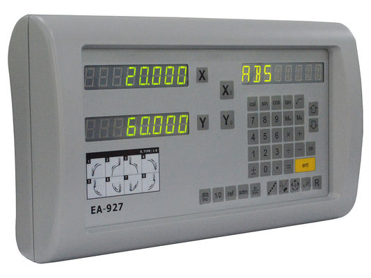 نمایشگر LCD دیجیتال 2 محور محاسبه سیستم های اندازه گیری دستگاه فرز